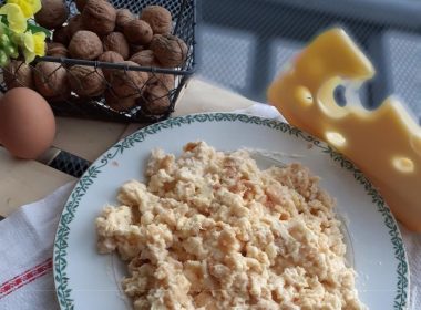 Fondue o huevos revueltos con queso Brillat – Savarin – Gustave Flaubert