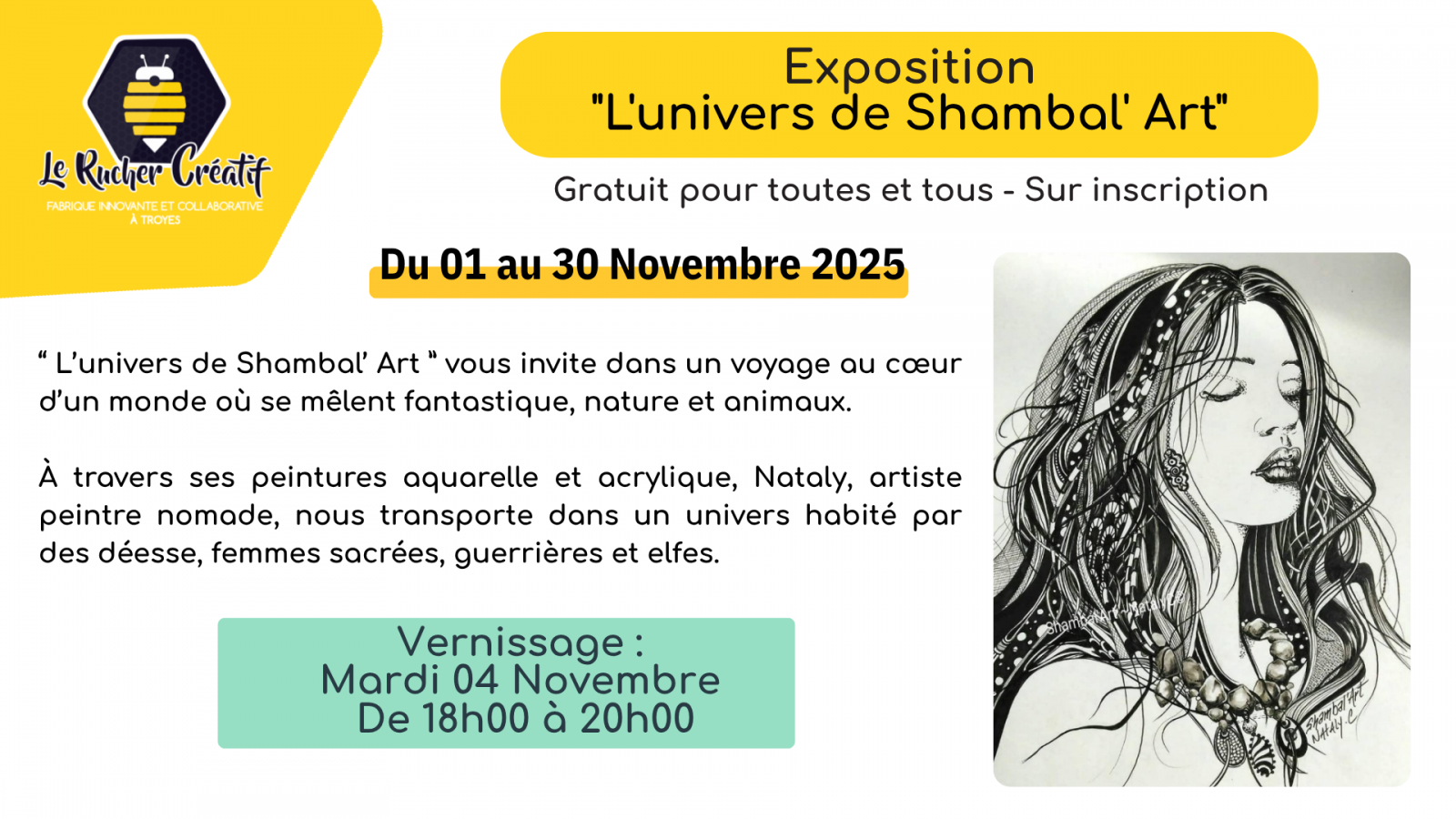 Exposition «L’univers de Shambal’Art»