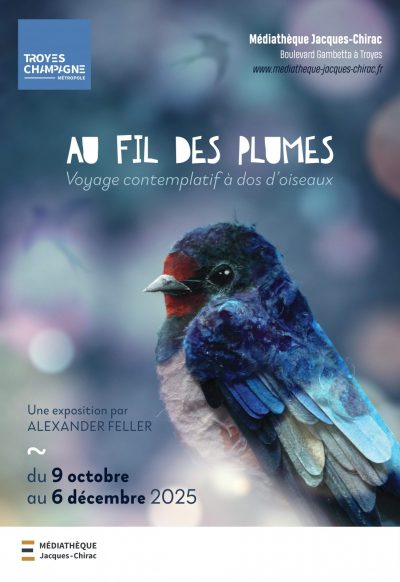 Exposition «Au fil des plumes : Voyage contemplatif à dos d’oiseaux» d’Alexander Feller
