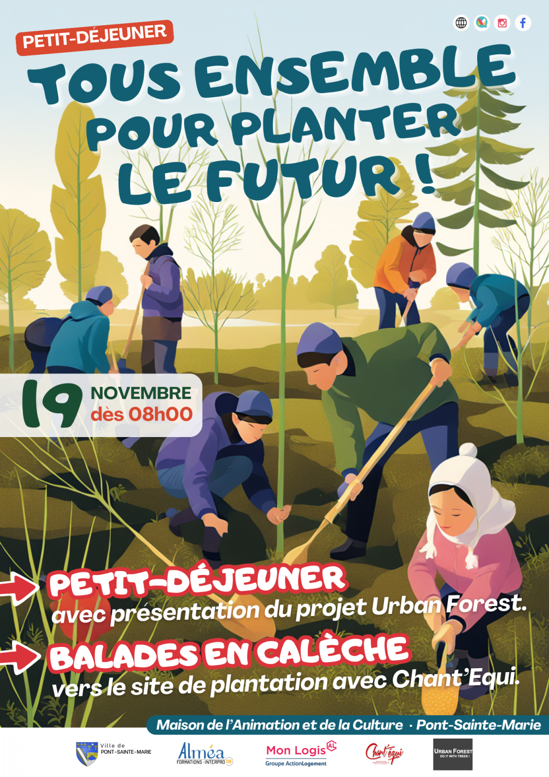 Petit-déjeuner – Tous ensemble pour planter le futur !