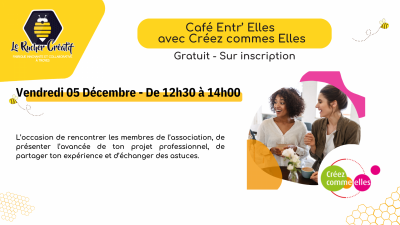 Café Entr’Elles avec Créez Comme Elles