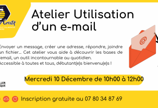 Atelier «Utiliser un mail»