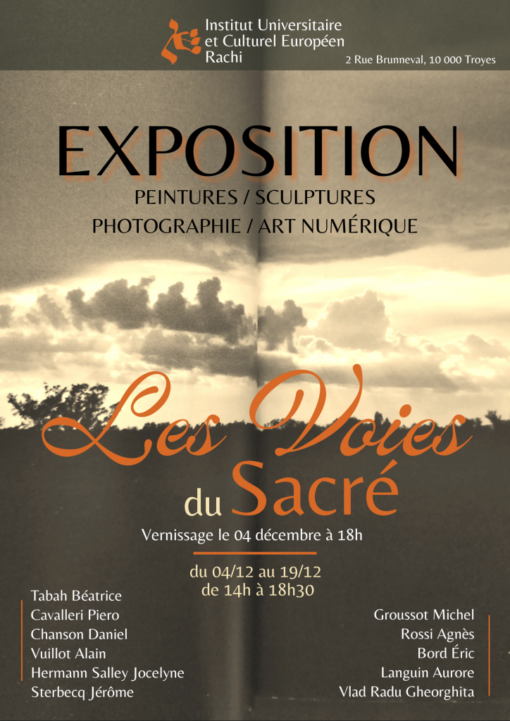 Exposition « Les Voies du Sacré »