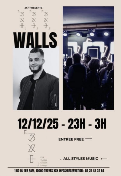 Soirée Années 80 par DJ Walls // Club 3x+