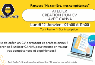 Atelier «Création d’un CV avec Canva»