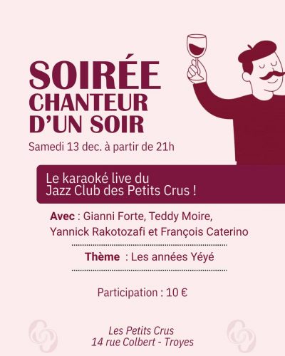 Chanteur d’un soir