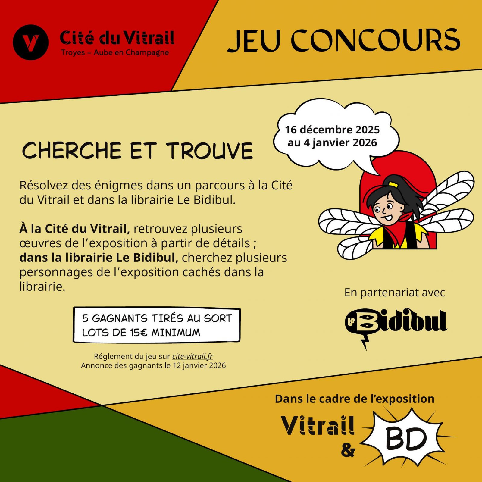 Jeu de piste – Cherche et Trouve Vitrail&BD