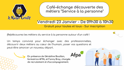 Café-échange découverte des métiers «Service à la personne»