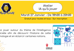Atelier «IA qu’à jouer»