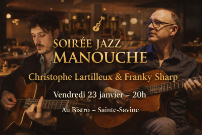 Soirée Jazz Manouche – Christophe Lartilleux & Franky Sharp