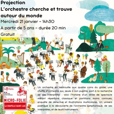 Projection : l’orchestre cherche et trouve autour du monde