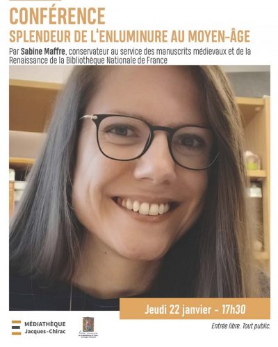 Conférence : «Splendeur de l’enluminure au Moyen-Âge»