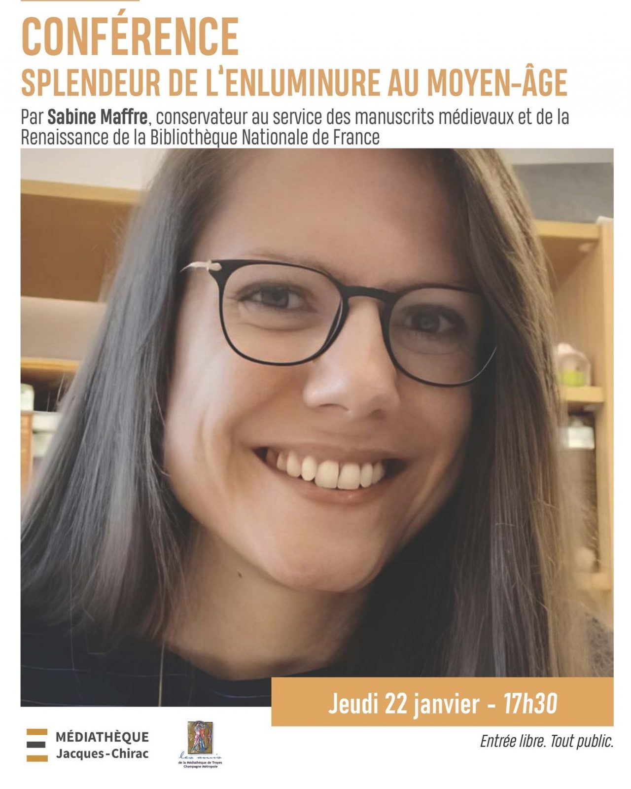 Conférence : «Splendeur de l’enluminure au Moyen-Âge»