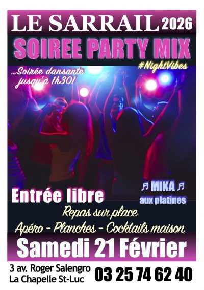 Soirée «Party Mix» avec Mika aux platines