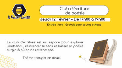 Club d’Ecriture de Poésie