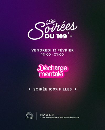 Décharge Mentale – Soirée 100 % féminine