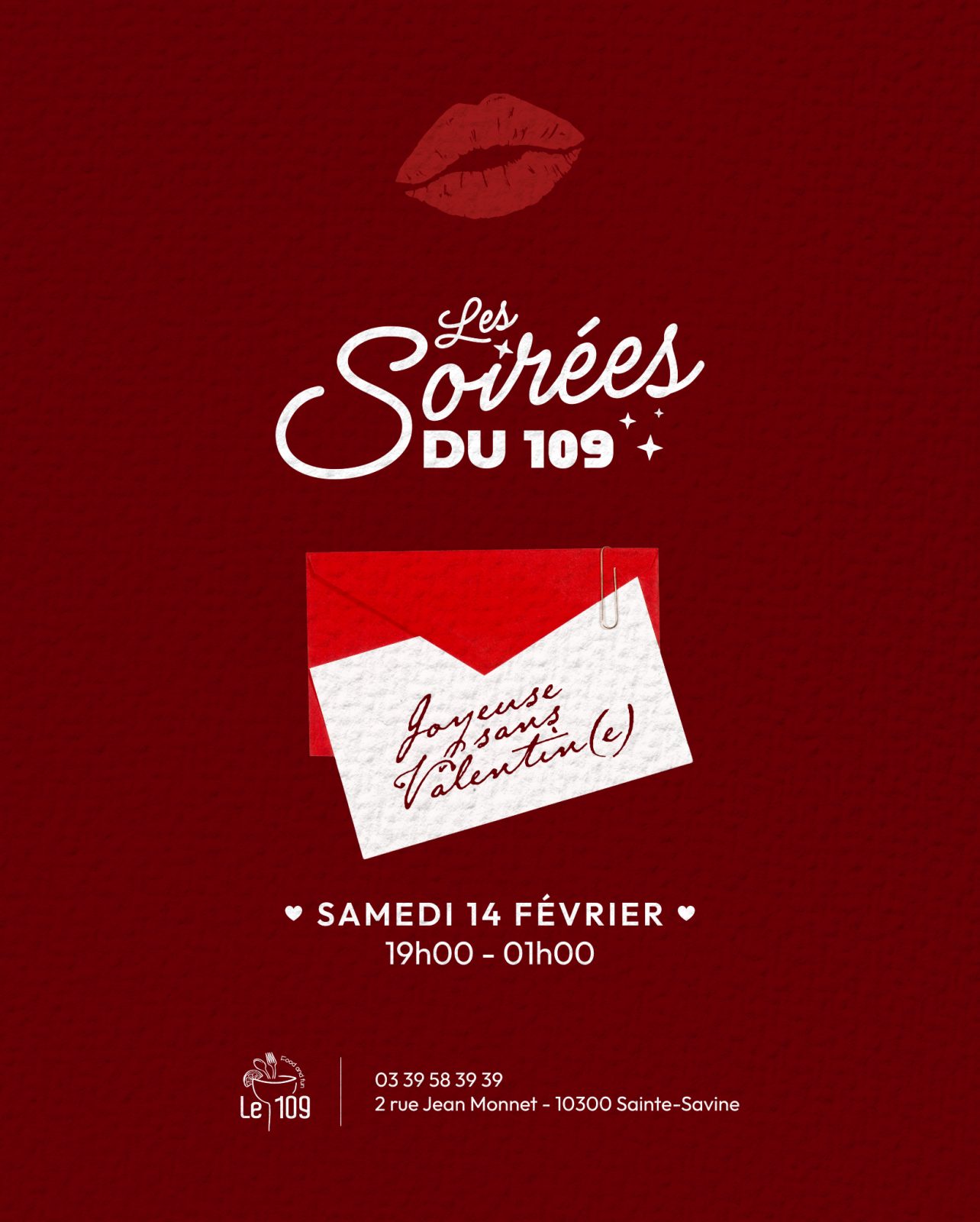 Joyeuse SANS Valentin(e) – La contre-soirée