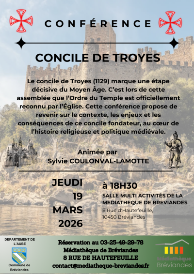 Conférence : «Concile de Troyes»