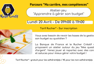 Atelier-jeu «Apprendre à gérer son budget»