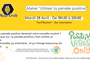 Atelier «Utiliser la pensée positive»
