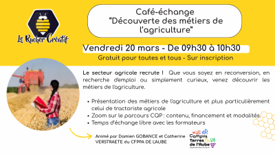Café-échange : Les métiers de l’agriculture