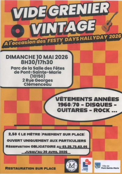 Festy Days Hallyday – Vide-greniers vintage