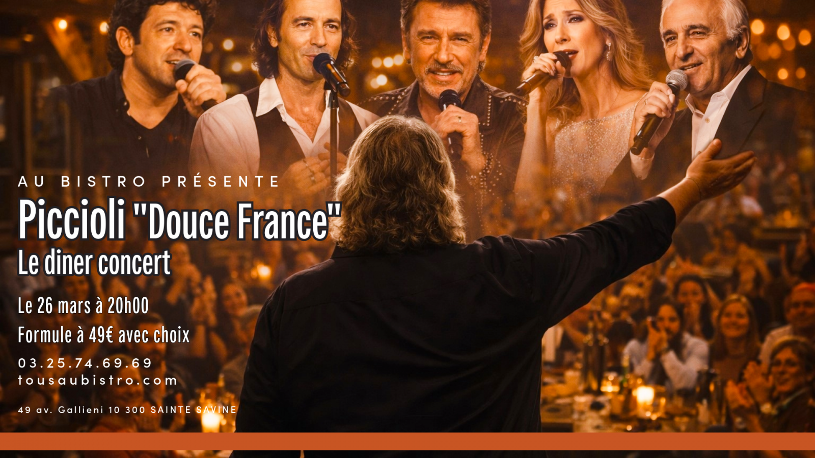 Dîner Concert au Bistro – Piccioli «Douce France»