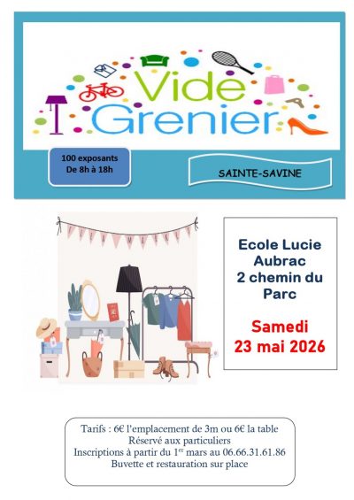 Vide-Greniers – Ecole Lucie Aubrac