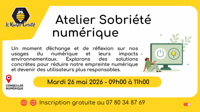 Atelier «Sobriété numérique»