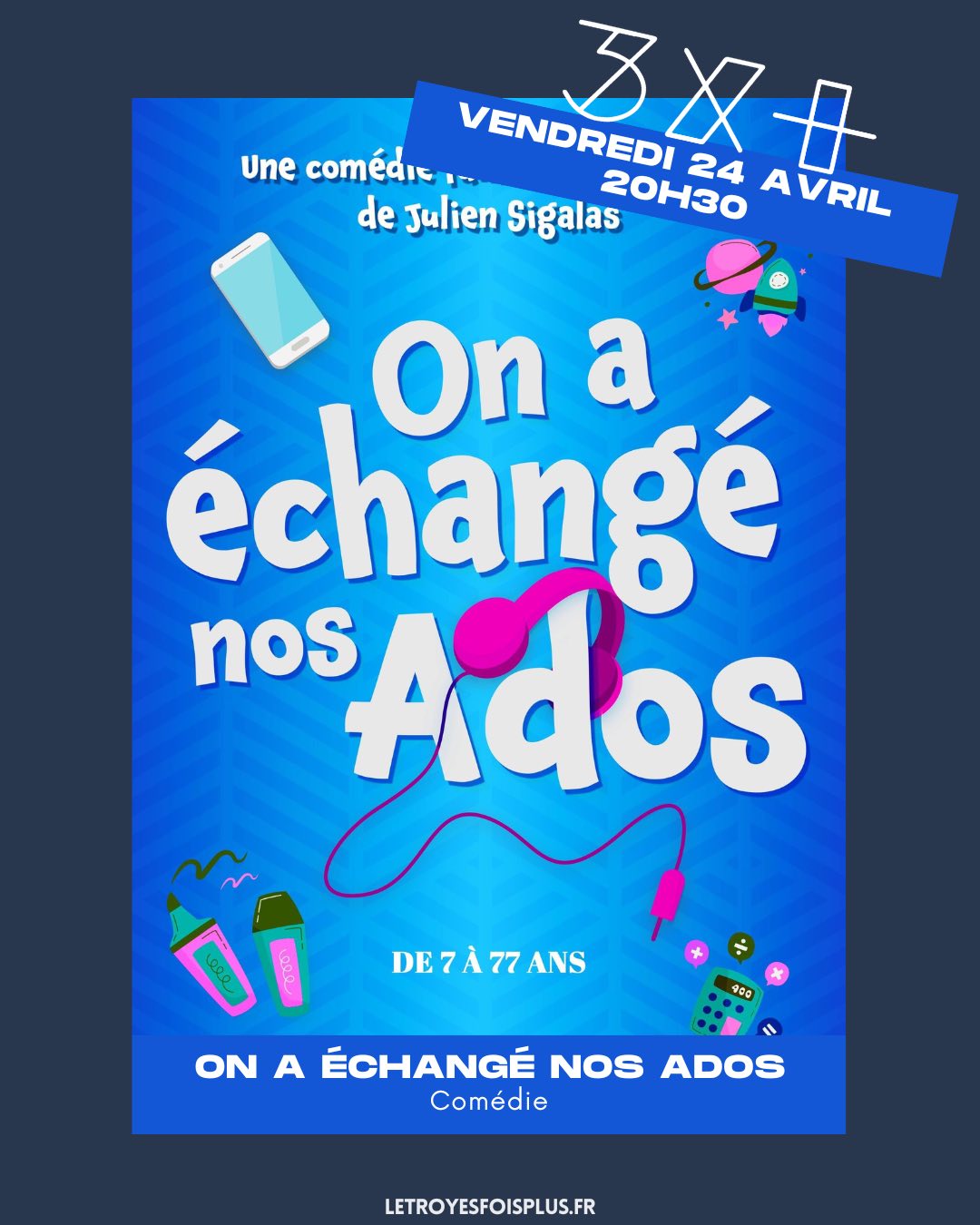 On a échangé nos ados