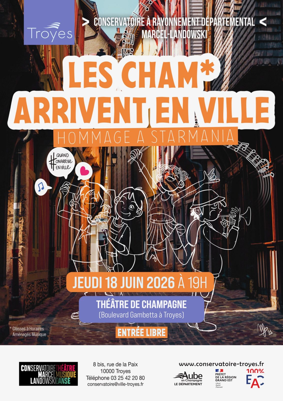 Les CHAM arrivent en ville