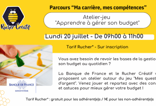 Atelier-jeu «Apprendre à gérer son budget