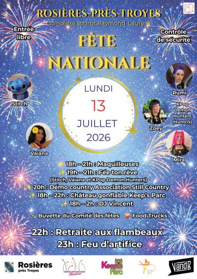 Fête Nationale à Rosières-Près-Troyes