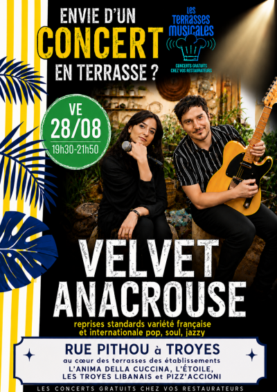 Concert du Duo Troyen «Velvet Anacrouse»