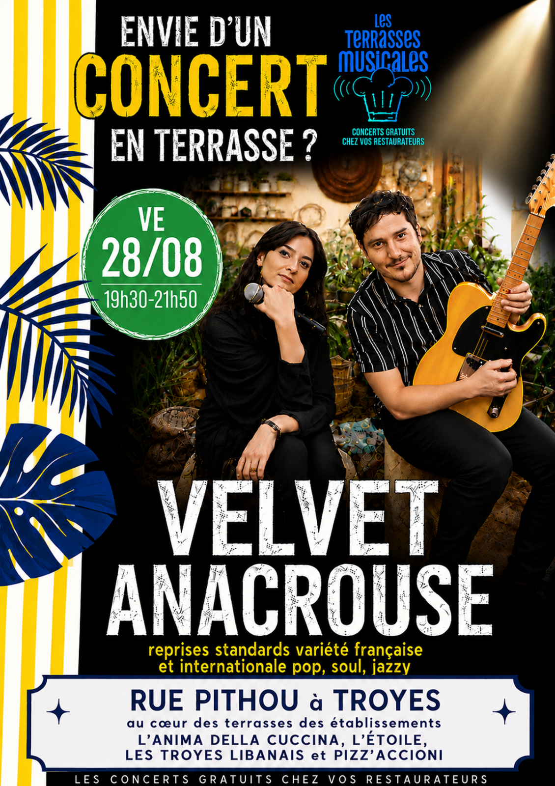 Concert du Duo Troyen «Velvet Anacrouse»