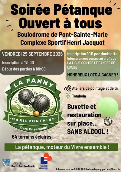 Soirée pétanque