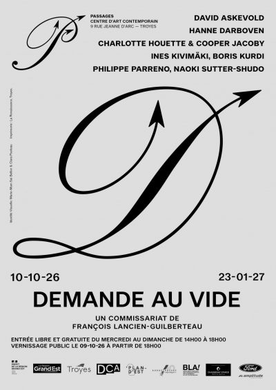 Exposition «Demande au Vide»