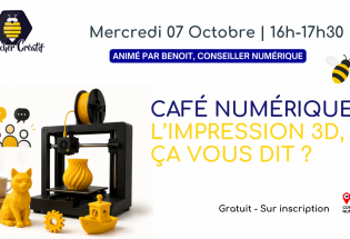 Café numérique : imprimante 3D