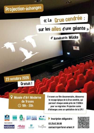 Projection – Échanges « La Grue cendrée : Sur les ailes d’une géante » de Annekatrin Mücke