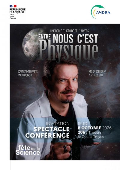 Spectacle-conférence «Entre nous c’est physique»