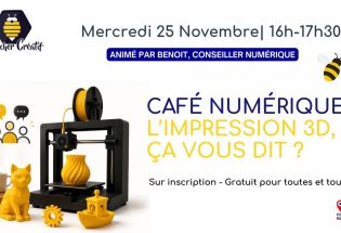 Café numérique : imprimante 3D