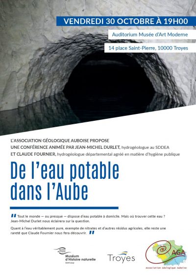 Conférence «De l’eau potable dans l’Aube»