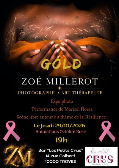 Soirée GOLD – Zoé Millerot aux Petits Crus